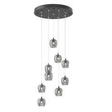 Hubbardton Forge - Canada 131103-SKT-LONG-10-YL0709 - Ume 9-Light Pendant