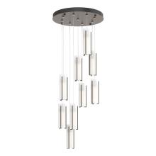 Hubbardton Forge - Canada 131104-SKT-LONG-05-GG0065 - Exos Glass 9-Light Pendant