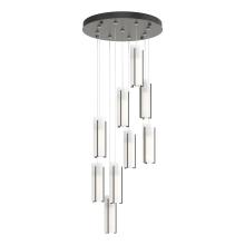 Hubbardton Forge - Canada 131104-SKT-LONG-07-GG0065 - Exos Glass 9-Light Pendant