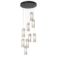 Hubbardton Forge - Canada 131104-SKT-STND-89-GG0065 - Exos Glass 9-Light Pendant