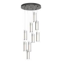 Hubbardton Forge - Canada 131104-SKT-LONG-14-GG0065 - Exos Glass 9-Light Pendant