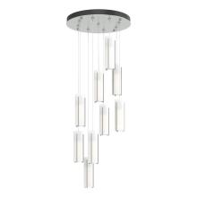 Hubbardton Forge - Canada 131104-SKT-LONG-82-GG0065 - Exos Glass 9-Light Pendant