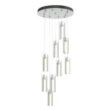 Hubbardton Forge - Canada 131104-SKT-STND-02-ZM0065 - Exos Glass 9-Light Pendant