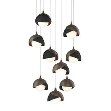 Hubbardton Forge - Canada 131105-SKT-LONG-05-10-GG0711 - Brooklyn 9-Light Double Shade Pendant