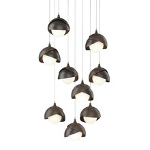 Hubbardton Forge - Canada 131105-SKT-LONG-05-14-GG0711 - Brooklyn 9-Light Double Shade Pendant