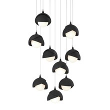 Hubbardton Forge - Canada 131105-SKT-LONG-10-10-GG0711 - Brooklyn 9-Light Double Shade Pendant