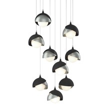 Hubbardton Forge - Canada 131105-SKT-LONG-10-82-GG0711 - Brooklyn 9-Light Double Shade Pendant