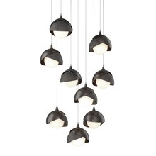 Hubbardton Forge - Canada 131105-SKT-LONG-14-20-GG0711 - Brooklyn 9-Light Double Shade Pendant