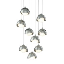 Hubbardton Forge - Canada 131105-SKT-LONG-82-82-GG0711 - Brooklyn 9-Light Double Shade Pendant