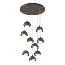 Hubbardton Forge - Canada 131105-SKT-STND-05-07-GG0711 - Brooklyn 9-Light Double Shade Pendant