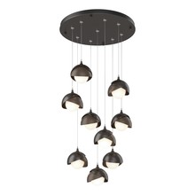 Hubbardton Forge - Canada 131105-SKT-STND-14-05-GG0711 - Brooklyn 9-Light Double Shade Pendant