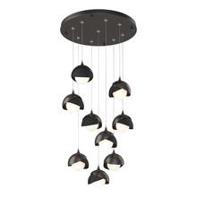 Hubbardton Forge - Canada 131105-SKT-STND-14-10-GG0711 - Brooklyn 9-Light Double Shade Pendant