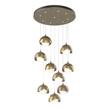 Hubbardton Forge - Canada 131105-SKT-STND-84-86-GG0711 - Brooklyn 9-Light Double Shade Pendant