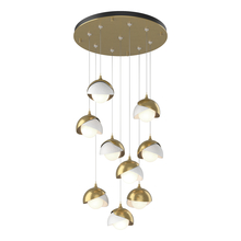 Hubbardton Forge - Canada 131105-SKT-STND-86-02-GG0711 - Brooklyn 9-Light Double Shade Pendant