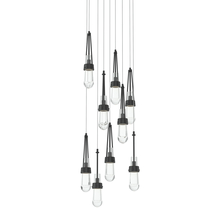 Hubbardton Forge - Canada 131108-SKT-LONG-10-ZM0434 - Link 9-Light Clear Glass Pendant