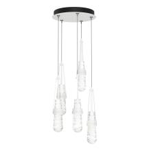 Hubbardton Forge - Canada 131120-SKT-LONG-02-YJ0434 - Link 5-Light Blown Glass Pendant