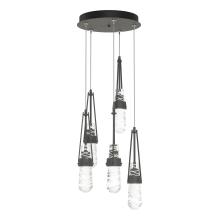 Hubbardton Forge - Canada 131120-SKT-LONG-20-YJ0434 - Link 5-Light Blown Glass Pendant