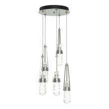 Hubbardton Forge - Canada 131120-SKT-LONG-85-YJ0434 - Link 5-Light Blown Glass Pendant