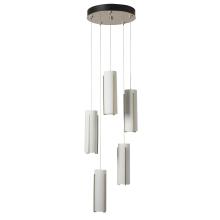 Hubbardton Forge - Canada 131124-SKT-STND-02-GG0065 - Exos Glass 5-Light Pendant