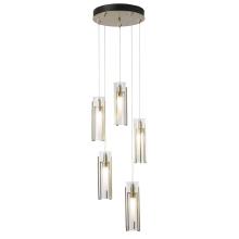 Hubbardton Forge - Canada 131124-SKT-STND-02-ZM0065 - Exos Glass 5-Light Pendant