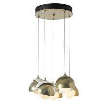 Hubbardton Forge - Canada 131125-SKT-LONG-02-05-GG0711 - Brooklyn 5-Light Double Shade Pendant