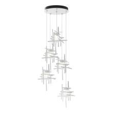 Hubbardton Forge - Canada 131126-SKT-LONG-02-II0728 - Tura 5-Light Seeded Glass Pendant