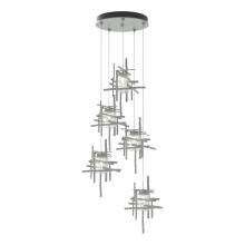 Hubbardton Forge - Canada 131126-SKT-LONG-82-II0728 - Tura 5-Light Seeded Glass Pendant