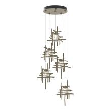 Hubbardton Forge - Canada 131126-SKT-LONG-84-II0728 - Tura 5-Light Seeded Glass Pendant