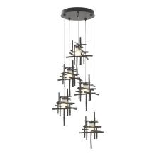 Hubbardton Forge - Canada 131128-SKT-LONG-07-YC0305 - Tura 5-Light Frosted Glass Pendant