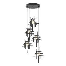 Hubbardton Forge - Canada 131128-SKT-LONG-10-YC0305 - Tura 5-Light Frosted Glass Pendant