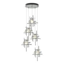 Hubbardton Forge - Canada 131128-SKT-LONG-82-YC0305 - Tura 5-Light Frosted Glass Pendant