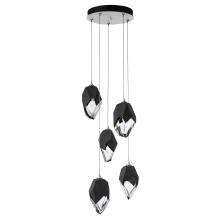 Hubbardton Forge - Canada 131138-SKT-STND-05-BP0755 - Chrysalis 5-Light Large Crystal Pendant