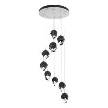 Hubbardton Forge - Canada 131140-SKT-LONG-02-BP0754 - Chrysalis 9-Light Small Crystal Pendant