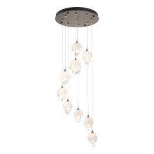 Hubbardton Forge - Canada 131140-SKT-LONG-05-WP0754 - Chrysalis 9-Light Small Crystal Pendant