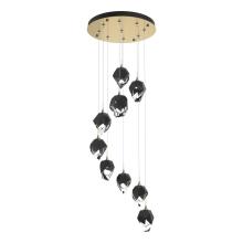 Hubbardton Forge - Canada 131140-SKT-LONG-86-BP0754 - Chrysalis 9-Light Small Crystal Pendant