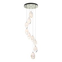 Hubbardton Forge - Canada 131141-SKT-LONG-85-WP0755 - Chrysalis 9-Light Large Crystal Pendant