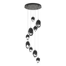 Hubbardton Forge - Canada 131142-SKT-STND-14-BP0756 - Chrysalis 9-Light Mixed Crystal Pendant