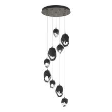 Hubbardton Forge - Canada 131142-SKT-LONG-20-BP0756 - Chrysalis 9-Light Mixed Crystal Pendant