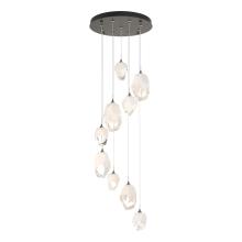 Hubbardton Forge - Canada 131142-SKT-LONG-20-WP0756 - Chrysalis 9-Light Mixed Crystal Pendant