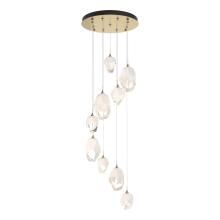 Hubbardton Forge - Canada 131142-SKT-LONG-86-WP0756 - Chrysalis 9-Light Mixed Crystal Pendant