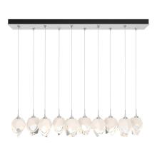 Hubbardton Forge - Canada 131143-SKT-LONG-02-WP0754 - Chrysalis 10-Light Small Crystal Pendant