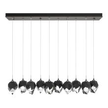 Hubbardton Forge - Canada 131143-SKT-LONG-07-BP0754 - Chrysalis 10-Light Small Crystal Pendant