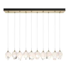 Hubbardton Forge - Canada 131143-SKT-LONG-86-WP0754 - Chrysalis 10-Light Small Crystal Pendant