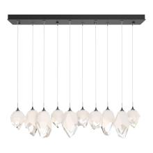 Hubbardton Forge - Canada 131145-SKT-LONG-02-WP0756 - Chrysalis 10-Light Mixed Crystal Pendant