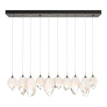 Hubbardton Forge - Canada 131145-SKT-LONG-07-WP0756 - Chrysalis 10-Light Mixed Crystal Pendant