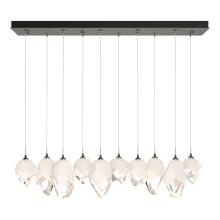 Hubbardton Forge - Canada 131145-SKT-STND-20-WP0756 - Chrysalis 10-Light Mixed Crystal Pendant