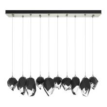 Hubbardton Forge - Canada 131145-SKT-LONG-85-BP0756 - Chrysalis 10-Light Mixed Crystal Pendant