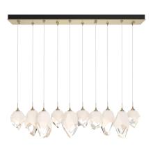 Hubbardton Forge - Canada 131145-SKT-STND-86-WP0756 - Chrysalis 10-Light Mixed Crystal Pendant