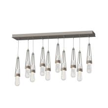 Hubbardton Forge - Canada 131200-SKT-STND-07-YG0434 - Link 10-Light Blown Glass Pendant