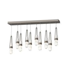 Hubbardton Forge - Canada 131200-SKT-LONG-07-YJ0434 - Link 10-Light Blown Glass Pendant